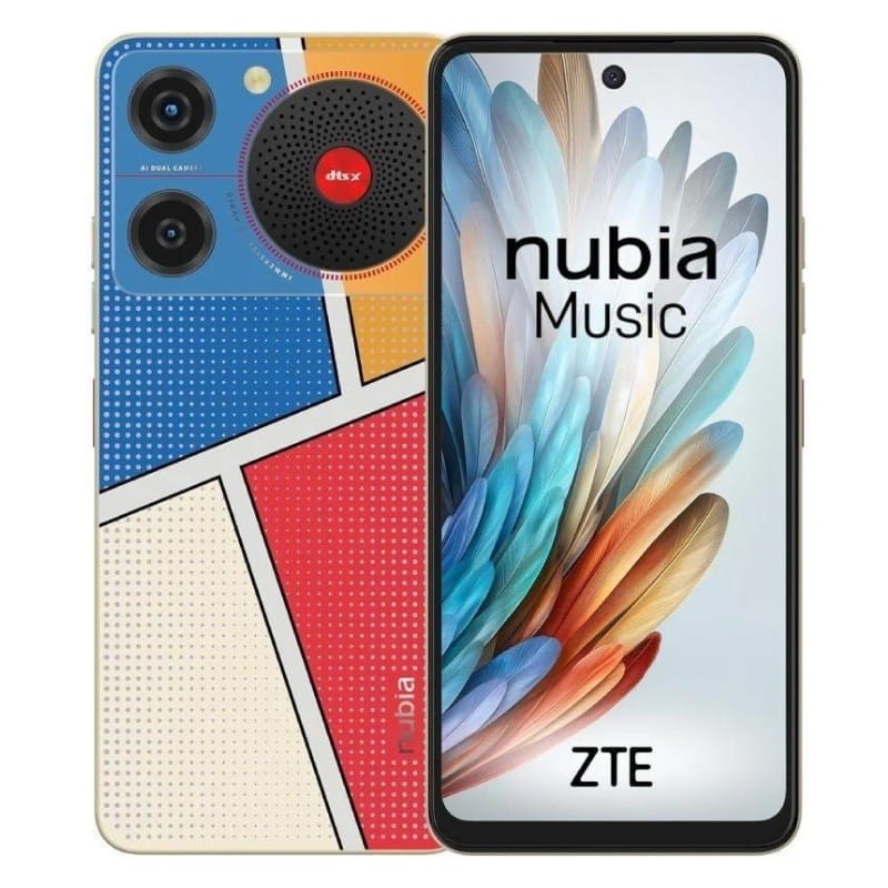 ZTE Nubia Music Pop Art 4Go/128Go Bleu/Rouge - Téléphone Mobile - Ítem