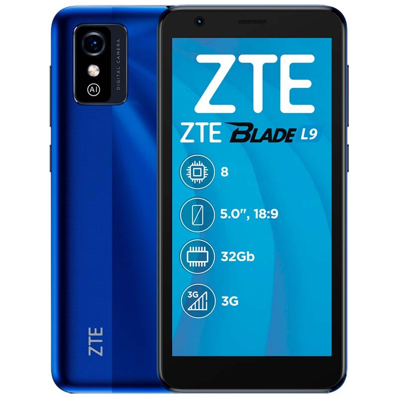Teléfono móvil ZTE Blade L9 1GB/32GB Azul - Ítem