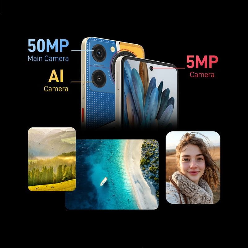 ZTE Nubia Music Pop Art 4GB/128GB Naranja - Teléfono móvil - Ítem3